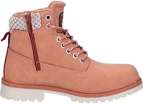 KangaROOS Riveter W III, Botas Desert Mujer, Coral Rojo, 39 EU