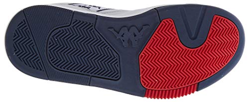 Kappa Authentic 222 KOMPO 1, Zapatillas Deportivas Unisex Adulto, White Blue Marine, 44 EU