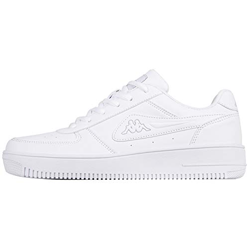 Kappa Bash, Zapatillas Unisex Adulto, Blanco (White/L`Grey 1014), 44 EU