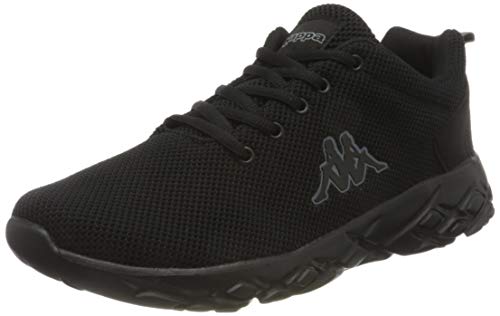Kappa Cliffin Knt OC, Zapatillas Unisex Adulto, 1111 Black, 36 EU