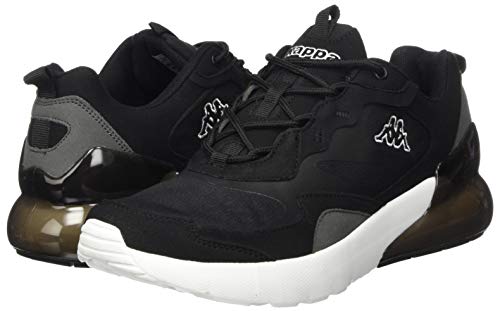Kappa Durban, Zapatillas Unisex Adulto, 1110 Black/White, 45 EU