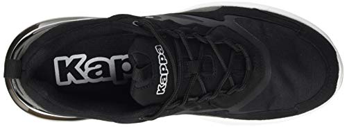 Kappa Durban, Zapatillas Unisex Adulto, 1110 Black/White, 45 EU