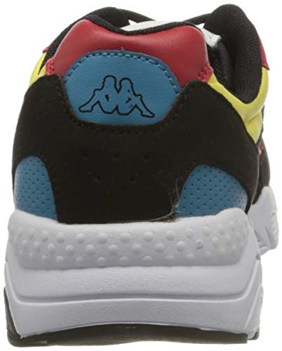 Kappa FERENERS, Zapatillas Deportivas Hombre, Negro/Turquesa, 41 EU