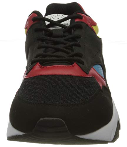 Kappa FERENERS, Zapatillas Deportivas Hombre, Negro/Turquesa, 41 EU