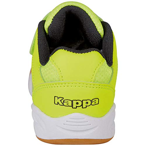 Kappa Kickoff, Zapatillas de Deporte Interior Unisex Niños, Amarillo (Yellow/Black 4011), 31 EU