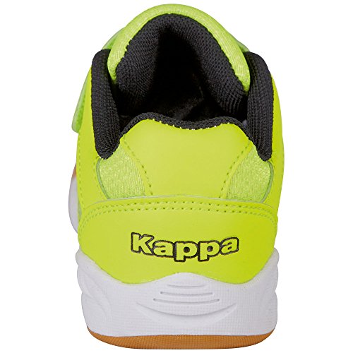 Kappa Kickoff, Zapatillas de Deporte Interior Unisex Niños, Amarillo (Yellow/Black 4011), 31 EU