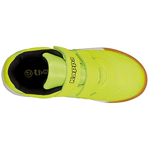 Kappa Kickoff, Zapatillas de Deporte Interior Unisex Niños, Amarillo (Yellow/Black 4011), 31 EU