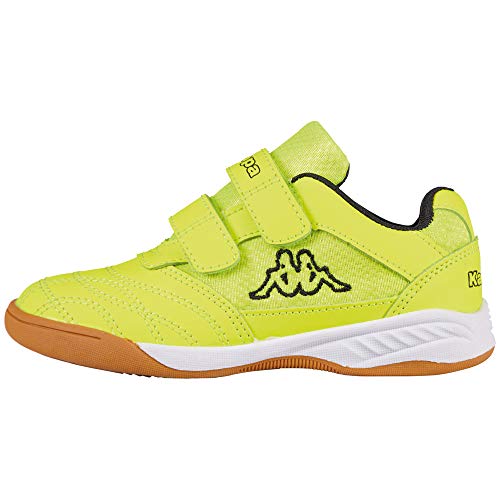 Kappa Kickoff, Zapatillas de Deporte Interior Unisex Niños, Amarillo (Yellow/Black 4011), 31 EU