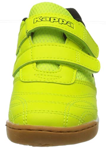 Kappa Kickoff, Zapatillas de Deporte Interior Unisex Niños, Amarillo (Yellow/Black 4011), 31 EU