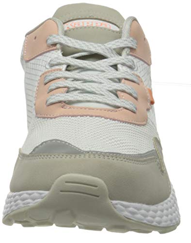 Kappa Laverton, Zapatillas Unisex Adulto, 1021 White/Rosa, 37 EU