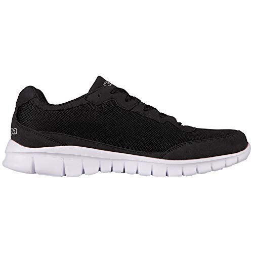 Kappa Rocket, Zapatillas Unisex Adulto, Negro (Black/White 1110), 39 EU