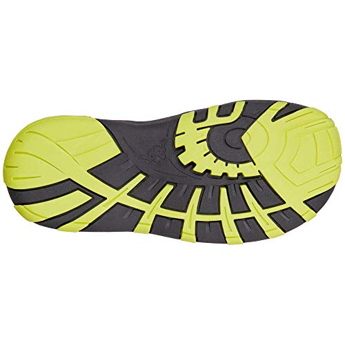 Kappa Taken, Sandalia con Pulsera, Gris (Grey/Lime 1633), 38 EU