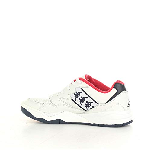 Kappa zapato de hombre Mod. 3031l40 White Blue marinas, Arancione, 46