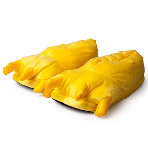 Katara- Zapatillas con Garras (6+ Modelos) Patas de Animales Niños, Carnaval Halloween, Color amarillo, eu 29-36 (1773)