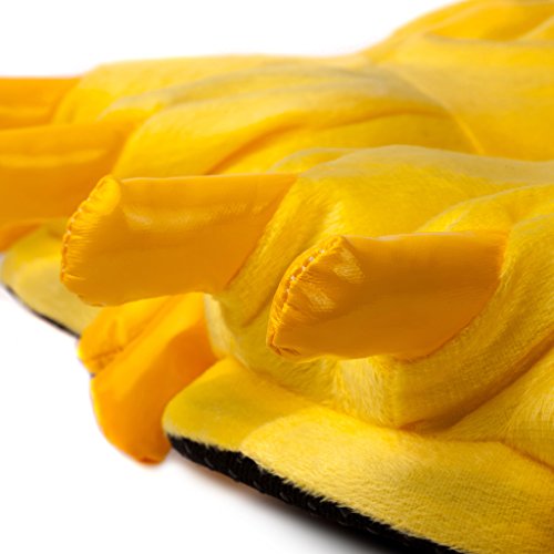 Katara- Zapatillas con Garras (6+ Modelos) Patas de Animales Niños, Carnaval Halloween, Color amarillo, eu 29-36 (1773)