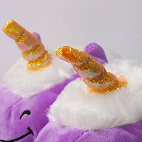 Katara Zapatillas De Casa Unicornio Niña Mujer Talla Única 36-44, Color Rosa, Cerradas (1770)