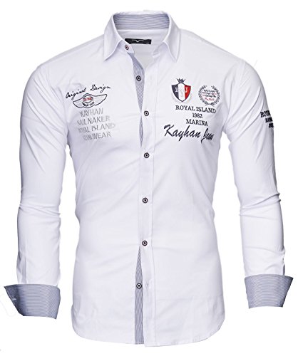 Kayhan Hombre Camisa Monaco White S