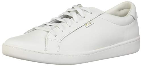 KedsAce Core Leather - Zapatos Planos con Cordones Mujer , color blanco, talla 38