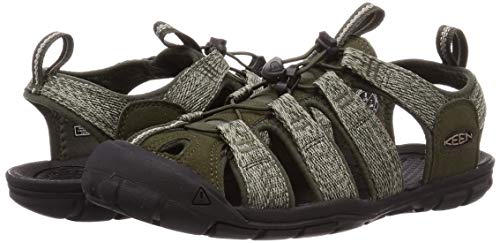 Keen Clearwater CNX, Zapatos para Agua Hombre, Noche Forest/Negro, 40.5