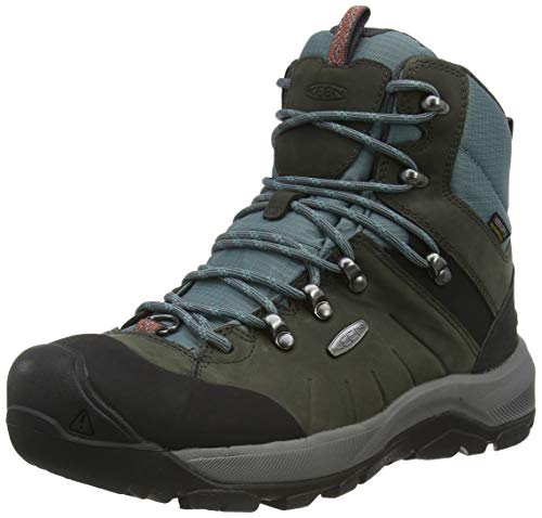 KEEN Revel 4 Polar Mid Height Waterproof, Botas para Nieve Mujer, Imán Atlántico Norte, 37.5 EU