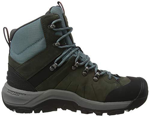 KEEN Revel 4 Polar Mid Height Waterproof, Botas para Nieve Mujer, Imán Atlántico Norte, 37.5 EU