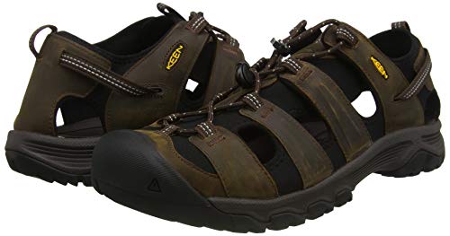 Keen Targhee 3 Closed Toe, Sandalias Deportivas Hombre, Bison/Mulch, 43 EU