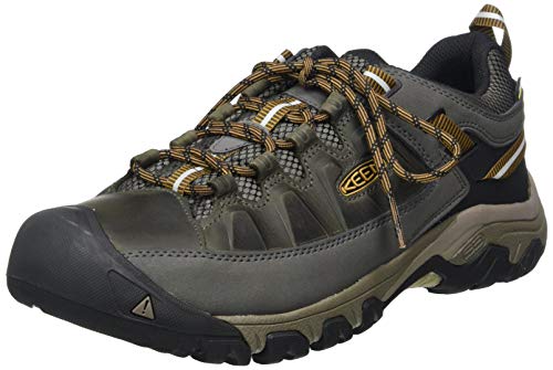 KEEN Targhee III WP, Zapatillas de Trail Running Hombre, Multicolor Black Olive Golden Brown 1017784, 39.5 EU