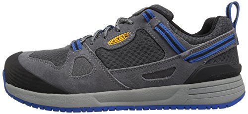 Keen Utility Botas industriales Springfield-m para hombre, negro (Acero Gris/Skydiver), 38.5 EU