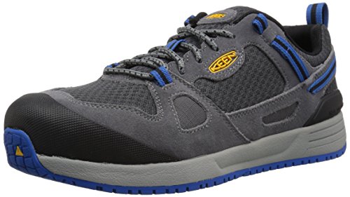Keen Utility Botas industriales Springfield-m para hombre, negro (Acero Gris/Skydiver), 38.5 EU