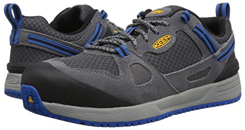 Keen Utility Botas industriales Springfield-m para hombre, negro (Acero Gris/Skydiver), 38.5 EU