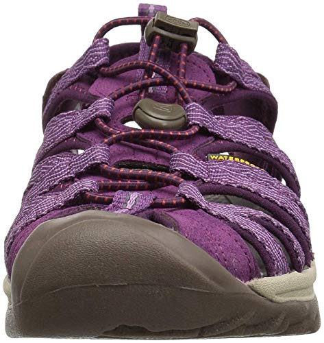 Keen Whisper, Sandalias de Senderismo Mujer, Rosa (Grape Kiss/Grape Wine Grape Kiss/Grape Wine), 36 EU