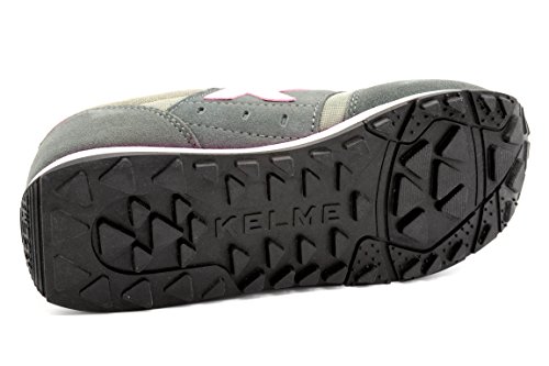 Kelme K-37 Grafito/Rosa - Zapatilla Retro Running (41)