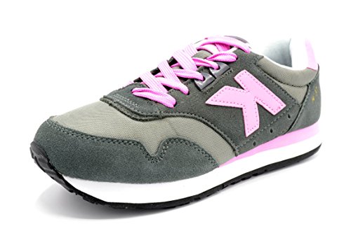 Kelme K-37 Grafito/Rosa - Zapatilla Retro Running (41)
