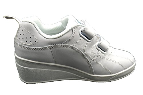 Kelme New Patty V Blanco- Deportivo de Velcro con cuña (41)