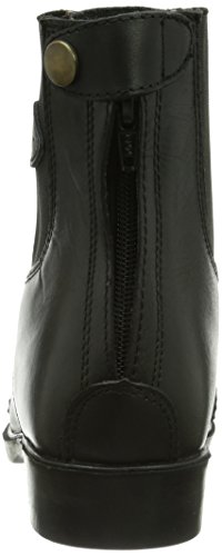 Kerbl Reitstiefelette Schnürstiefelette Monaco Glattleder - Polainas/chaparreras de hípica, Color Negro, Talla 36