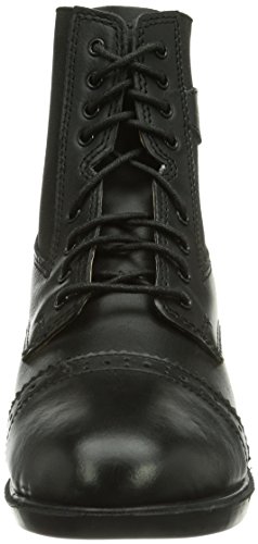 Kerbl Reitstiefelette Schnürstiefelette Monaco Glattleder - Polainas/chaparreras de hípica, Color Negro, Talla 36