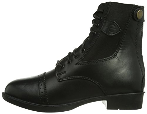 Kerbl Reitstiefelette Schnürstiefelette Monaco Glattleder - Polainas/chaparreras de hípica, Color Negro, Talla 36