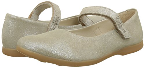 Kickers AMBELLIE, Bailarinas con Punta Cerrada para Niñas, Dorado (OR 15), 37 EU