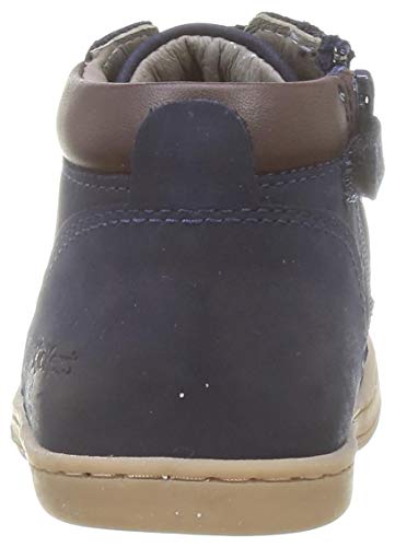 Kickers Bonkro, Botas Unisex niños, Azul (Marine Perm 10), 23 EU