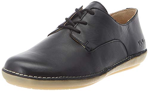 Kickers Fortunia, Zapatos de Cordones Derby Mujer, Negro (Noir 8), 40 EU