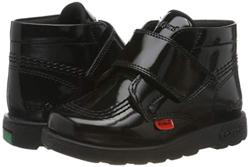 Kickers Fragma Hi Shine Stra, Botines Niños, Negro (Black Blk), 28 EU