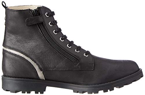 KICKERS Grooke, Botas Cortas al Tobillo Mujer, Plata Negra, 36 EU