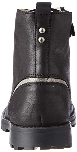 KICKERS Grooke, Botas Cortas al Tobillo Mujer, Plata Negra, 36 EU