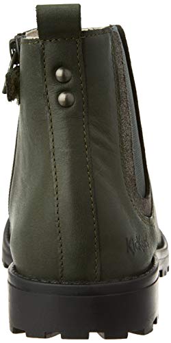 KICKERS Grooky, Botas Cortas al Tobillo Mujer, Dinero Khaki, 38 EU