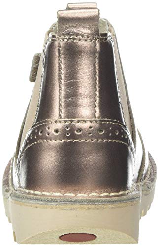 Kickers Kick Brogue Chella, Botines Niñas, Dorado (Gold Gld), 35 EU