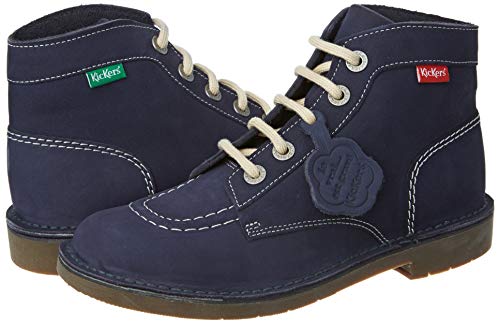 KICKERS Kick Col, Botas Cortas al Tobillo Mujer, Marino, 35 EU