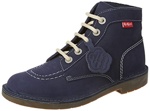 KICKERS Kick Col, Botas Cortas al Tobillo Mujer, Marino, 35 EU