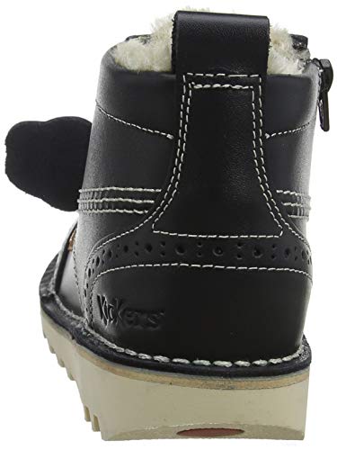 Kickers Kick Fur Hiker, Botines Mujer, Azul (Navy Nvy), 37 EU