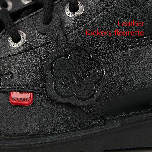 Kickers Kick Hi', Botines Mujer, Negro (Black/Black), 38 EU