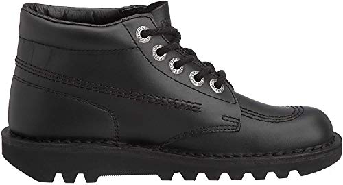 Kickers Kick Hi', Botines Mujer, Negro (Black/Black), 38 EU